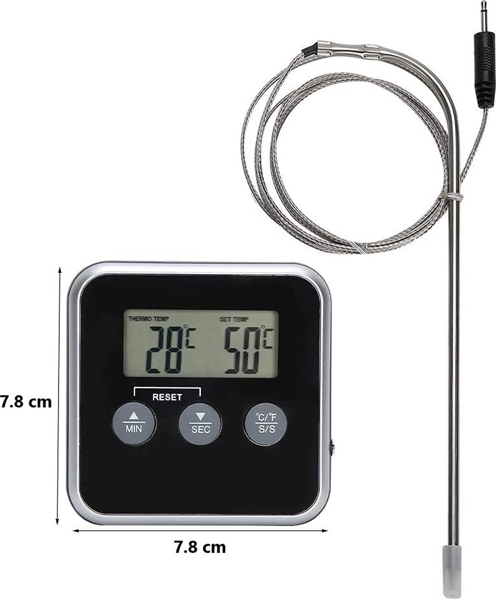 opblijven Vlot verstoring Auctic® DT-1000 - Vleesthermometer – BBQ accesoires – Oventhermometer –  BBQ... | bol.com