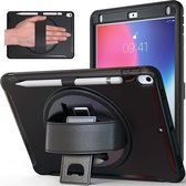 DrPhone IM1 - 360° Beschermende Cover + Volledige Valbestendige Case - Geschikt voor iPad Air 3 10.5/Pro 10.5 -Zwart
