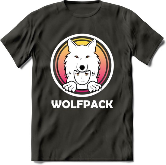 Saitama T-Shirt | Wolfpack Crypto ethereum Heren / Dames | bitcoin munt cadeau - Donker Grijs - XXL