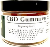 Green Cure CBD gummies - 30 gummy bears - 10 mg CBD per gummy bear