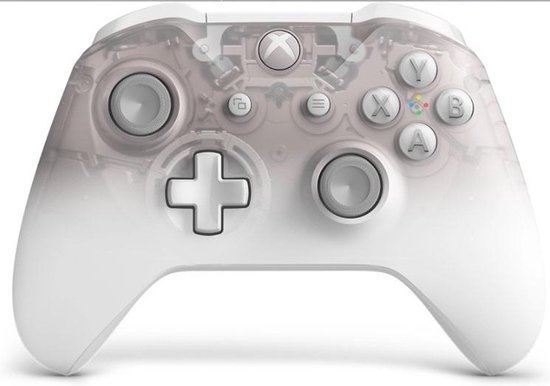 Microsoft Xbox One Wireless Controller (Bluetooth) (Phantom White)/xbox one