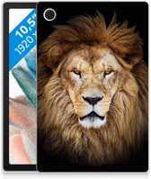 Bumper Hoesje Samsung Galaxy Tab A8 2021 Tablet Backcase Leeuw met doorzichte zijkanten