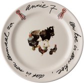 Rien Poortvliet Boerenleven bord plat Annie - 21 cm