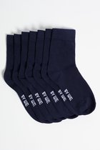 WE Fashion Jongens sokken, 7-pack - Navy Blue - Maat 39-42