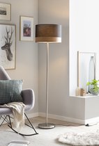 Vloerlamp rond zwart ÿ 38 cm