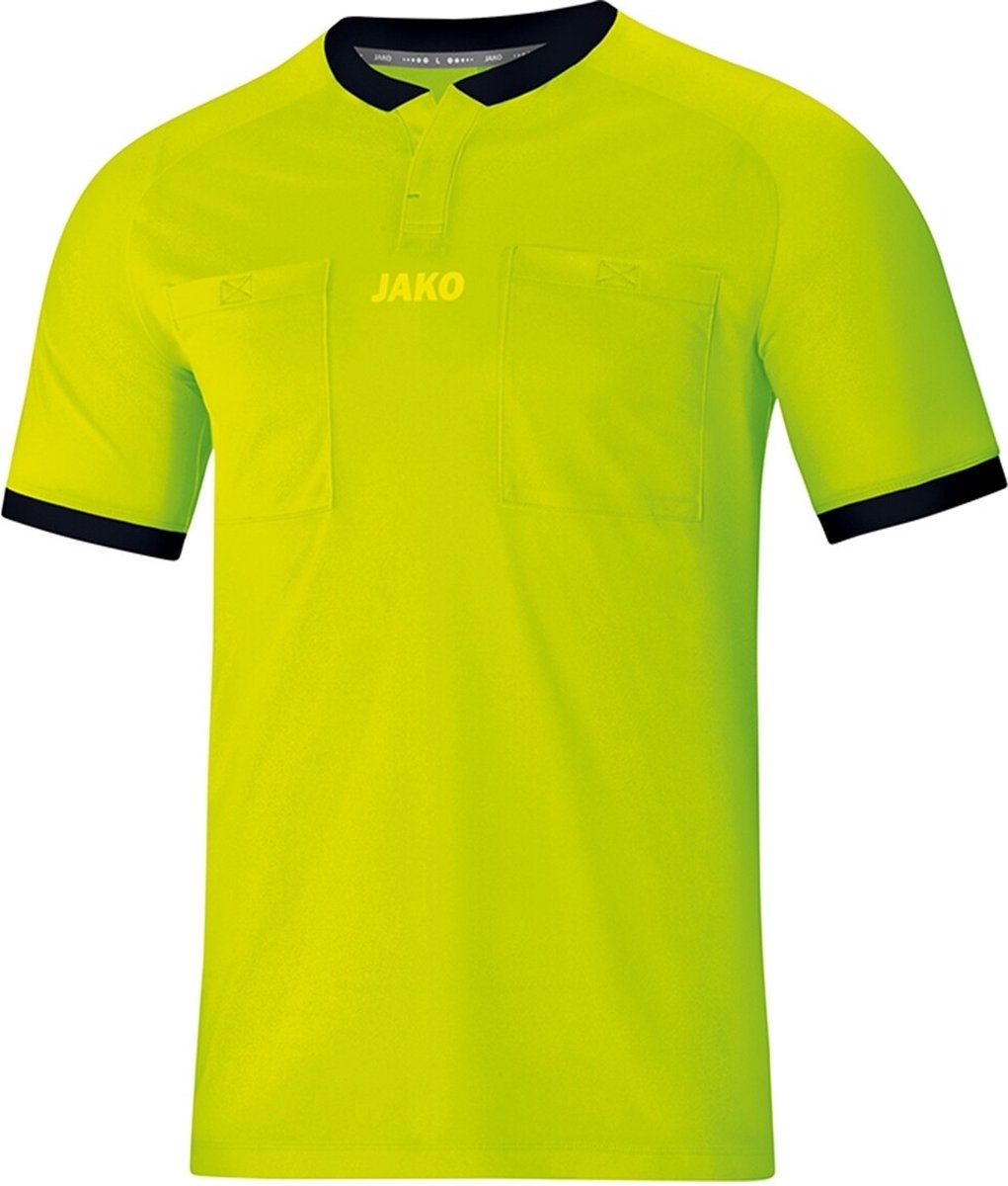 Jako - Referee Jersey S/S - Scheidsrechtershirt KM - 3XL - Geel