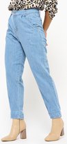 LOLALIZA Jeans met hoge taille - Licht Blauw - Maat 38