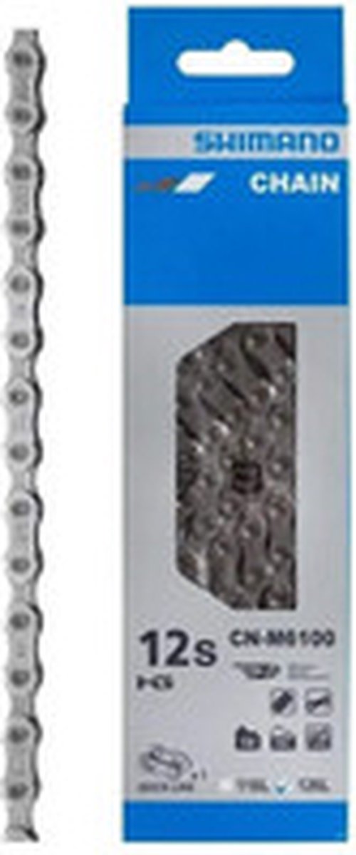 Ketting 12 speed Shimano Deore CN-M6100 met Quick Link - 126 schakels van Merkloos — afbeelding 5