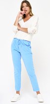 LOLALIZA Slouchy corduroy broek - Light Blauw - Maat 34