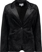 NA-KD Blazer Velvet Blazer 1100 004524 Black Dames Maat - 42