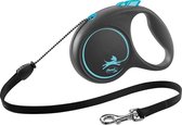 FLEXI BLACK DESIGN CORD BLAUW M 5M