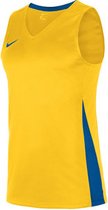 Nike team basketbal shirt heren geel blauw NT0199719, maat XL