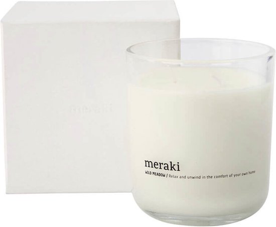 Meraki - Bougie parfumée Pré sauvage 10cm
