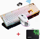 oplaadbare draadloze toetsenbord en muis set