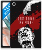 TPU Siliconen Hoes Samsung Galaxy Tab A8 2021 Backcover Zombie Blood met doorzichte zijkanten