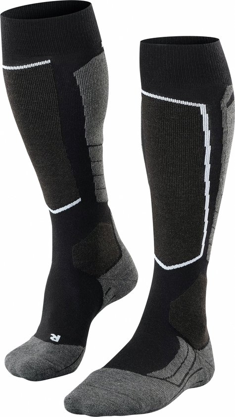 FALKE Uniseks-kind Skisokken SK2 Intermediate Stripes K Kh wol FALKE Uniseks-kind Skisokken SK2 Intermediate Stripes K Kh wol
