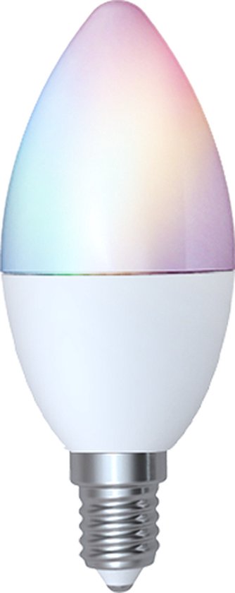 alpina Smart Home RGB Lamp - E14 - 5W - WW + RGB - Slimme verlichting - LED - App Besturing - Voice Control - Amazon Alexa - Google Home