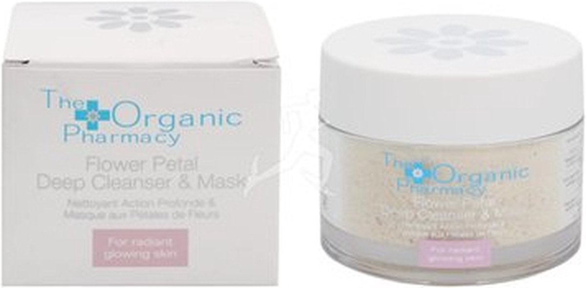 The Organic Pharmacy - Flower Petal Deep Cleanser & Exfoliating Mask - 60 gr