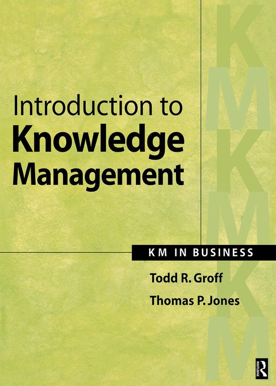 Introduction to Knowledge Management - cover