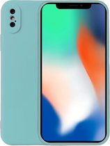 Smartphonica iPhone Xr siliconen hoesje - Blauw / Back Cover
