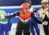 Suzanne Schulting - oil painting - 30x40 - shorttrack skater