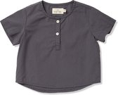 Konges Sløjd - Verbana t-shirt -Blauwgrijs - Unisex -  Maat 18 maanden