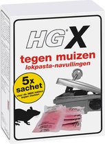 HG HGX Tegen Muizen Lokpasta Navullingen 5 Stuks