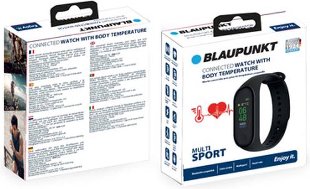 Blaupunkt - Montre de Sport - Moniteur de fréquence cardiaque - Montre  Smart - BLP5230-133 | bol.com