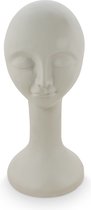 vtwonen - Sculptuur Hoofd Ecomix - Zand - Papier - 17x17x39.5cm