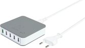 Xtorm Cube USB Power Hub - Laadt tot 5 apparaten tegelijk - Grijs