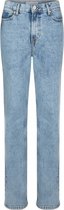 zoe karssen - dames -  toren lang recht -  denim met lichte wassing - 32