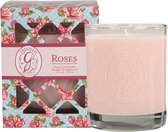 GreenleafGifts Roses Boxed Jar Candle-geurkaars