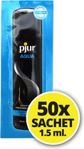 Pjur Aqua 50 Sachets glijmiddel op waterbasis van 1.5 ml per stuk