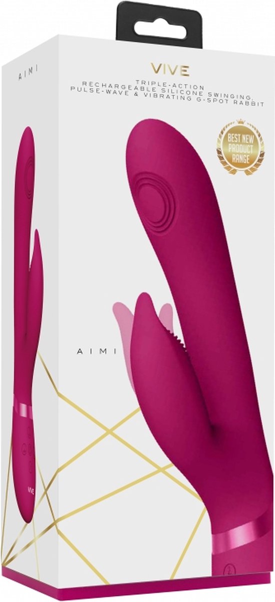 Goedkoopste VIVE by Shots - Aimi - Pulse Wave Vibrating G-Spot Rabbit - Pink