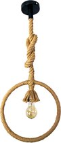 OHNO - Woonaccessoires - Rigel Hanglamp - Zwart, Touw - Tijdloos - Modern - Trendy