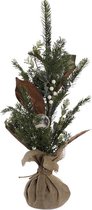 LuxuryLiving - Kerstboom - DKD Home Decor - PVC - Linnen - 24 x 24 x 60 cm