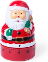 LuxuryLiving - Timer Kerstman - Rood - Duur: 1 tijd