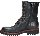 Piedi Nudi Zwart Leer Veterboot Hoog 2286-04.01