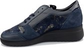 Mephisto IASMINA Dames veterschoen - Donkerblauw - Maat 38.5