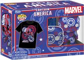 Funko POP! & TEE BOX Captain America Civil War - Marvel Artist Series Exclusive - X-Large