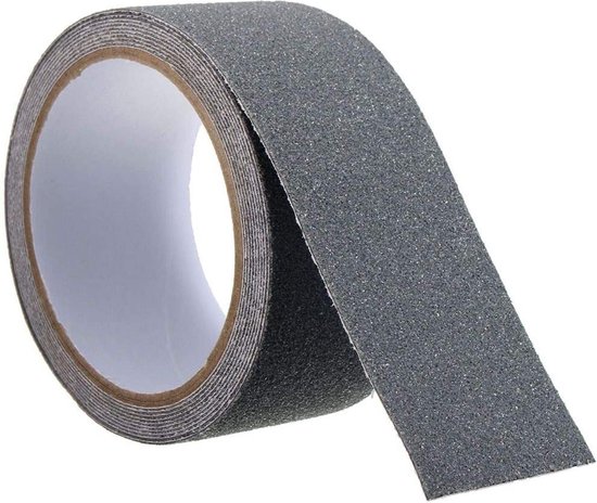 Waardeloos shit inch Doodadeals® Anti-slip Tape - Grijs - 5m x 25mm - Zelfklevend - Voor Binnen  en Buiten -... | bol.com