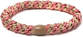 Banditz Haarelastiekje en armbandje 2-in-1 kiss blush rose gold twist  | DEZELFDE DAG VERZONDEN (vóór 15.00u besteld)