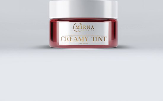 MirnaSkincare - Creamy tint voor wangen & lippen- 100% natuurlijk - Rood -...