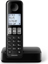 Philips huistelefoon D2501B/34 - Gigaset - Met antwoordapparaat - Zwart
