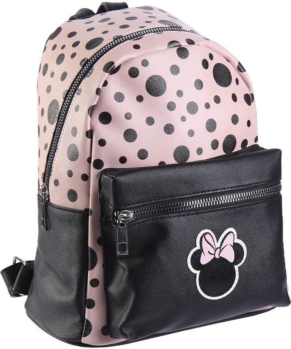 Disney Rugzak Minnie Mouse 7 Liter Imitatieleer Zwart/roze