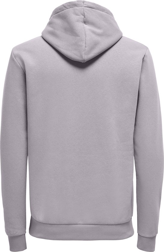Only & Sons Herren Onsceres Felpa con Cappuccio Noos, Grigio Castor, XS