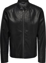 ONLY & SONS ONSJAKE PU JACKET OTW  Heren Jas - Maat S