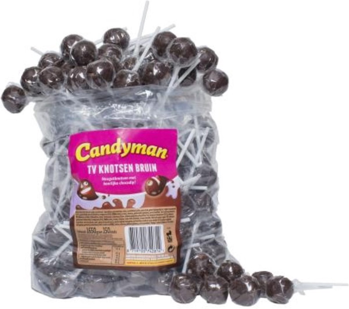 Candyman TV Knotsen Bruin - 150 stuks