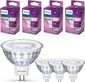 Philips CorePro LED lamp GU5.3 - Warm wit licht - MR16 - 12V - 5W vervangt 35W - 4 LED spots
