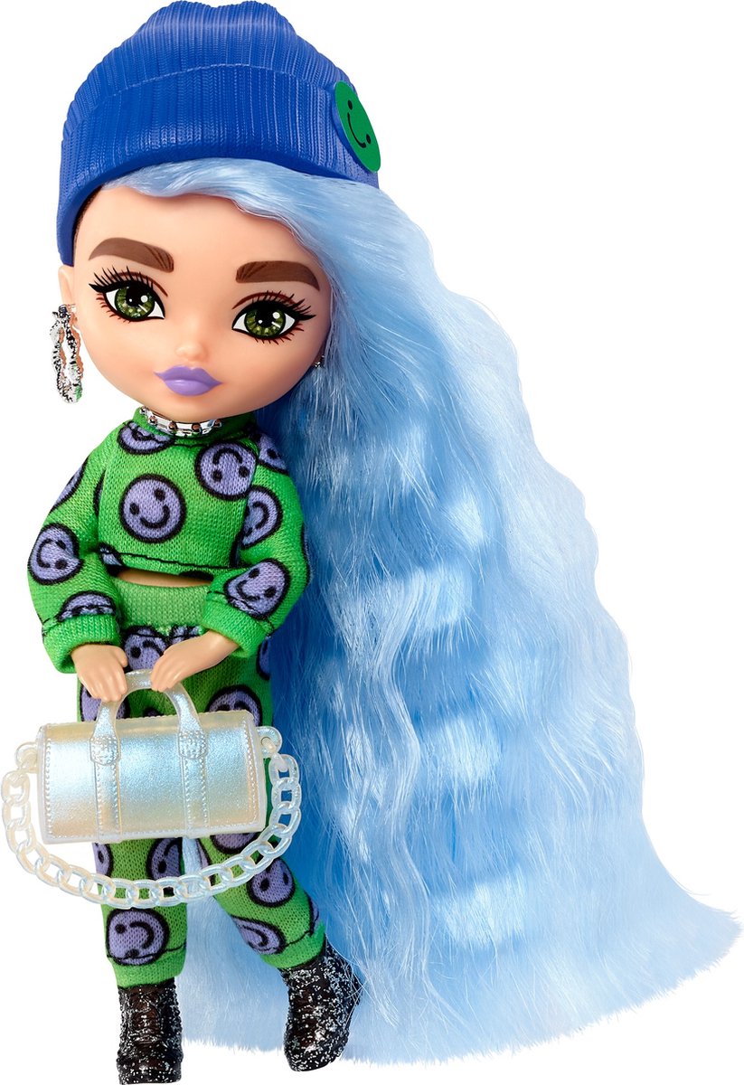 Barbie Extra Mini Pop 3 - Ijsblauw haar
